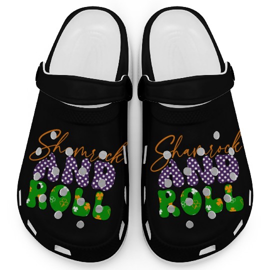 ShamrockPatricks Day Sublimation Clogs