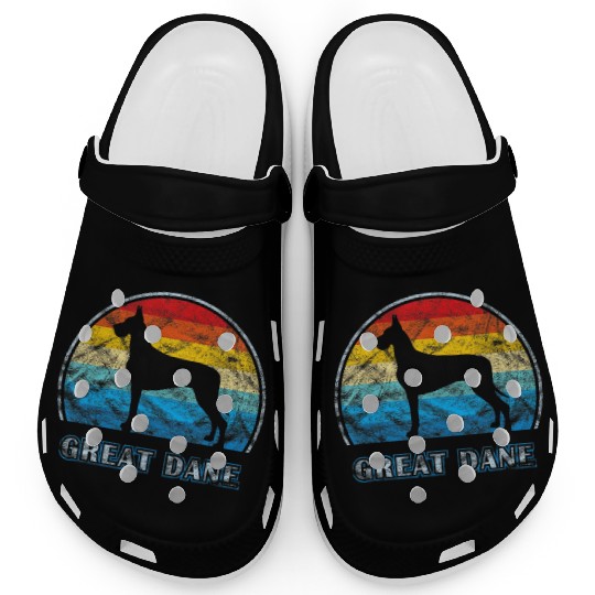 Great Dane Vintage Design Dog Clogs
