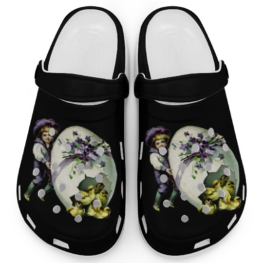 Vintage Easter Clogs