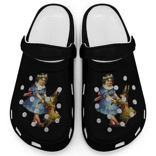 Vintage Easter Clogs