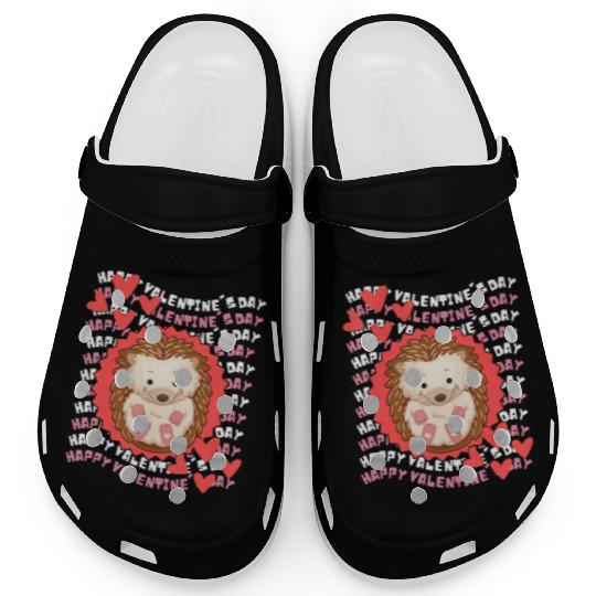 Happy Valentine s T Hedgehog Valentine Teacher Val Clogs