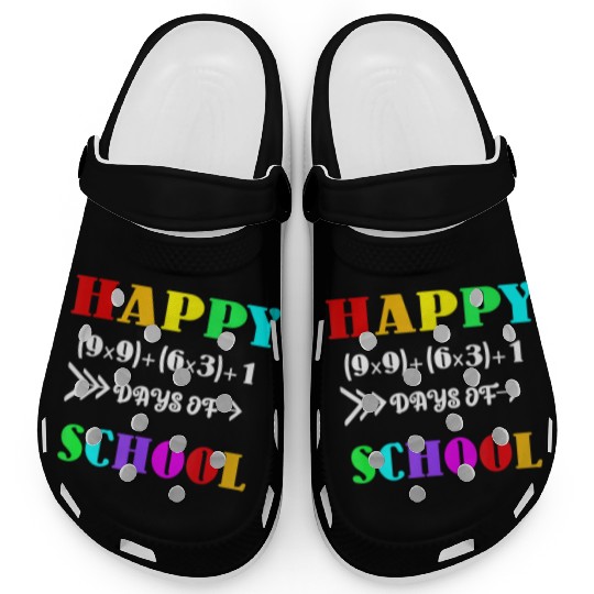 Math Formula 100 Days Of School Funny Math Teacher Clogs