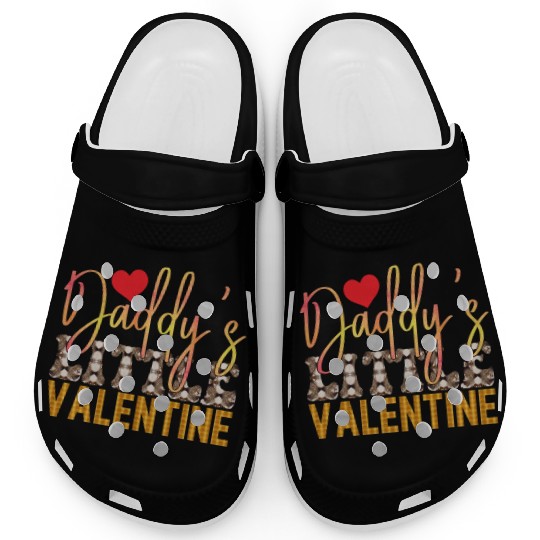 Daddy s Little Valentine Sublimation Clogs