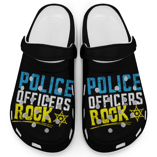 Military Police Officer Cop Law Enforcement Clogs