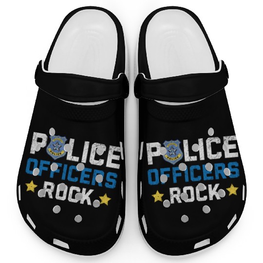 Military Police Officer Cop Law Enforcement Clogs