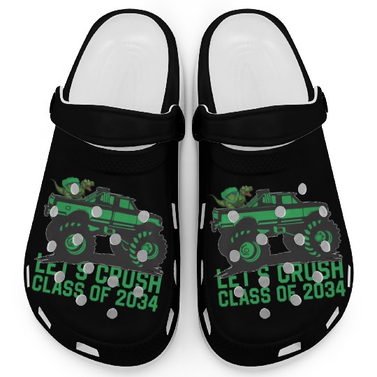 Lets crush class of 2034 dark green vehicle sketch Clogs