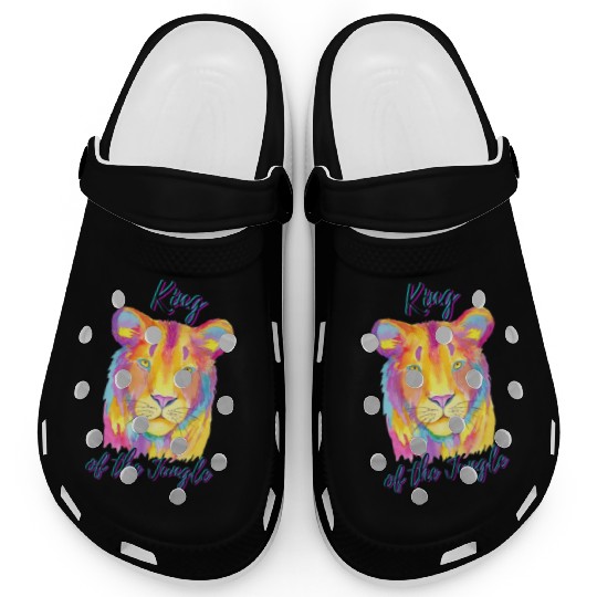 Lion King of the Jungle Clogs