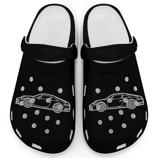 Car Logo Sign Lover Enthusiast Graphic Clogs