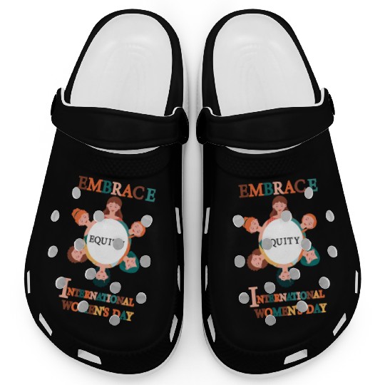 Embrace Equity International Women's Day Clogs