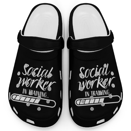 Social Worker In Training Graduation Job Work Clogs