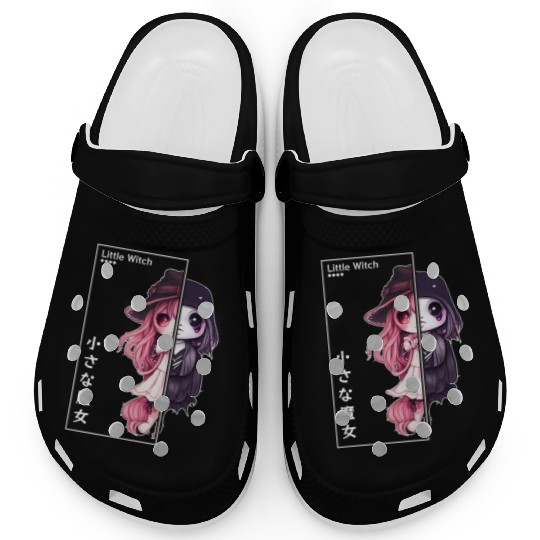 Little Witch Kawaii Chibi Pastel Goth Japanese Aes Clogs