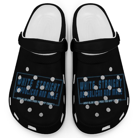 White Straight Republican and Male Clogs