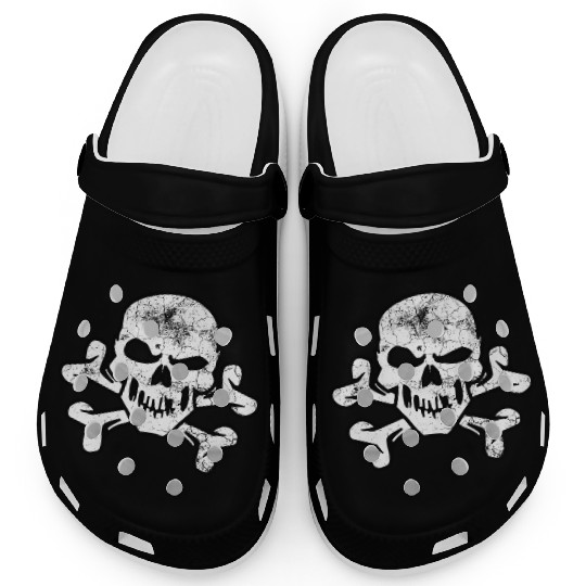 Pirate Skull And Crossbones Clogs