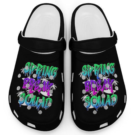 Spring Break Squad Summer Vacation Spring Break Clogs