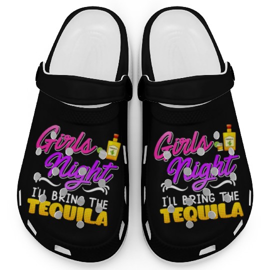 Girls Night I'll bring the Tequila Spring Break Clogs