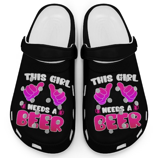 This girl needs a beer vacation Spring Break Clogs