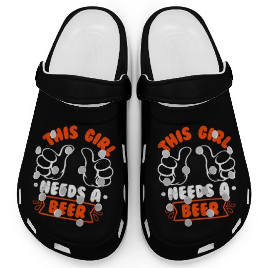 This girl needs a beer vacation Spring Break Clogs