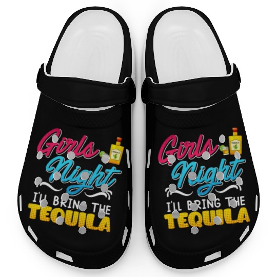 Girls Night I'll bring the Tequila Spring Break Clogs