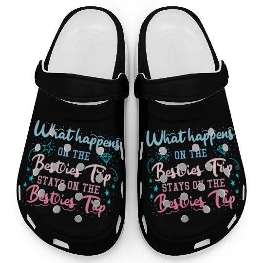 Besties Trip Vacation with Friends Spring Break Clogs