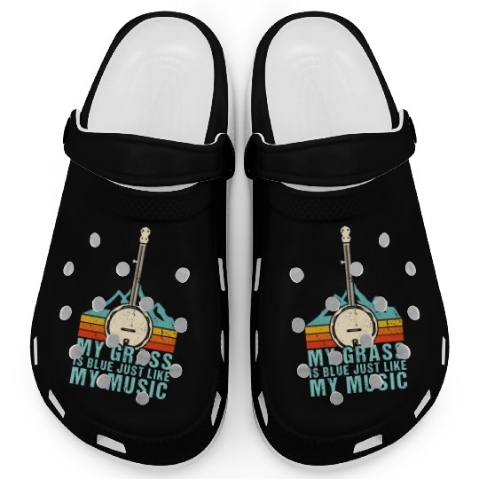 My Grass Is Blue Like My Music Bluegrass Banjo Clogs