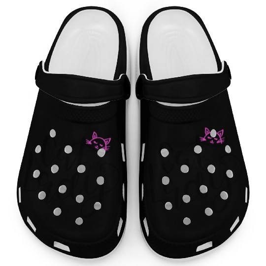 Cat lady Meow Clogs