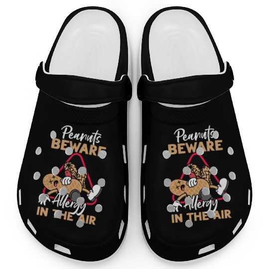 Peanuts Beware Allergy In The Air Peanut Allergic Clogs