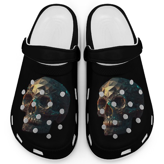 crystal skull Clogs
