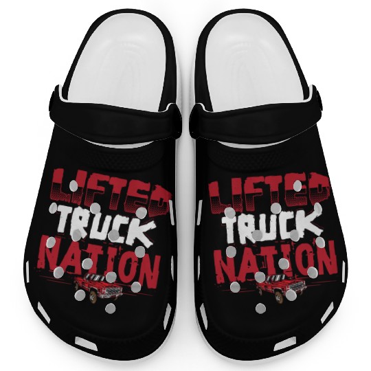 Lifted Truck Nation Pickup Truck Square Body Truck Clogs