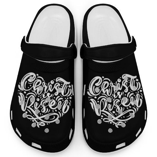 He Is Risen Religious Easter Clogs