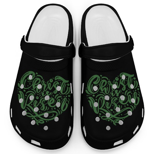 He Is Risen Christian Easter Clogs