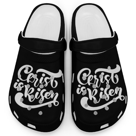 He Is Risen Religious Easter Clogs