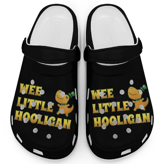 Wee Lil Hooligan Kids St Patrick s Day Boys Girl Clogs
