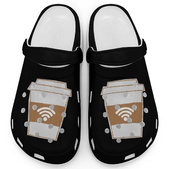 Coffee Wifi Clogs