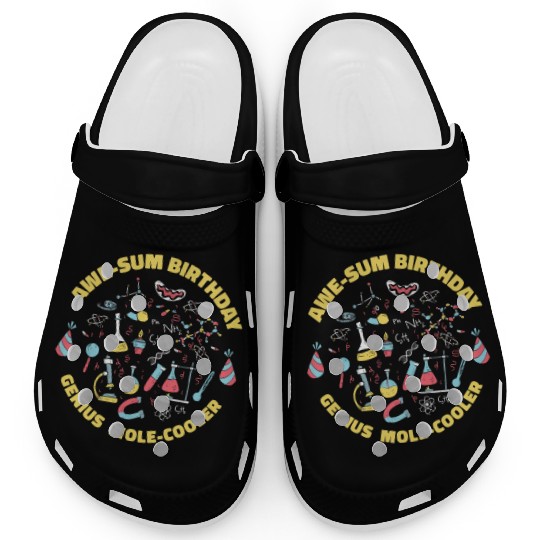 Science Theme Birthday Party Chemistry Scientist Clogs