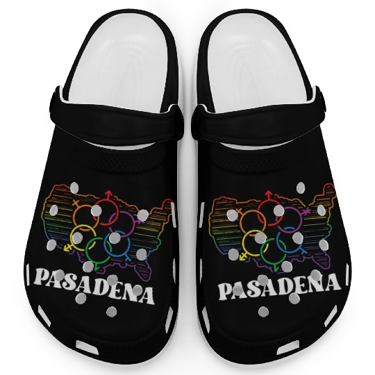 Pasadena Pride Month Pride Flag LGBT Community LGB Clogs