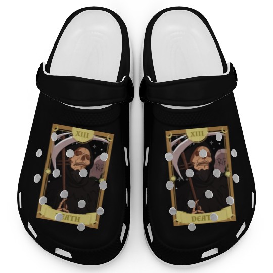 Anime Tarot Card Death Grim Reaper Occult Gothic W Clogs