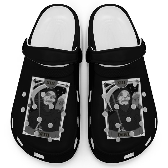 Anime Tarot Card Death Grim Reaper Occult Gothic W Clogs