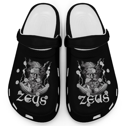 Zeus God Lightning Greek Mythology Clogs