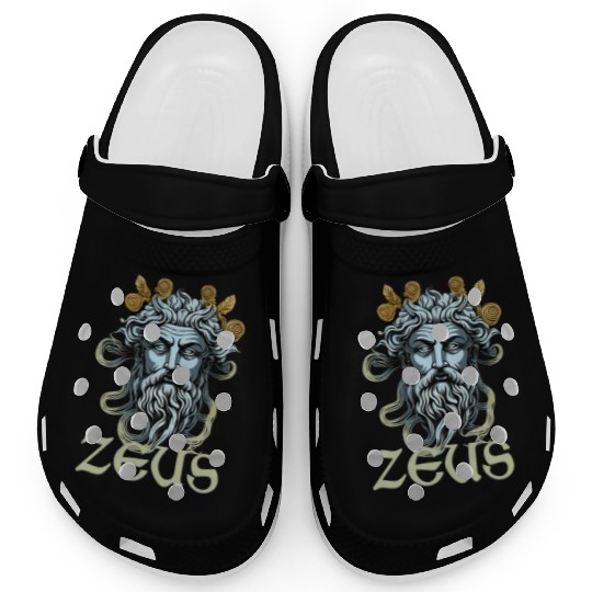 Greek God Zeus Greece Ancient Mythology Clogs