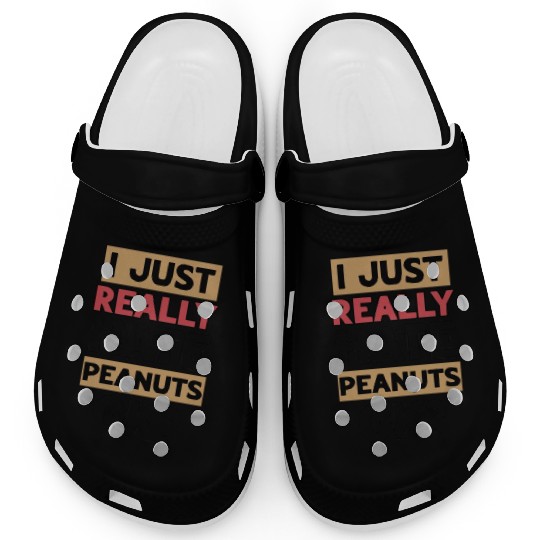 I Just Really Hate Peanuts Peanut Allergic Clogs