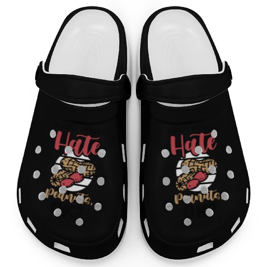 I Just Really Hate Peanuts Peanut Allergic Clogs