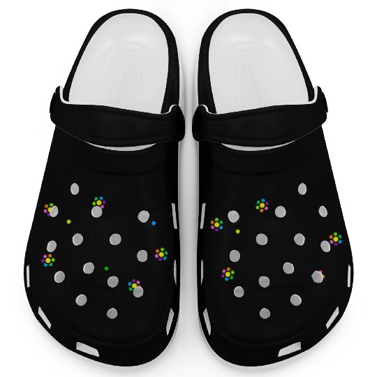 Happy Serotonin Molecule Science Chemistry Teacher Clogs