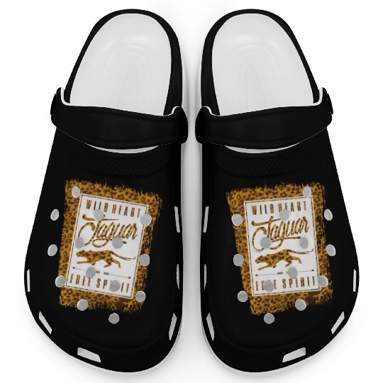 Jaguar Spirit Tribal Gift Idea Clogs