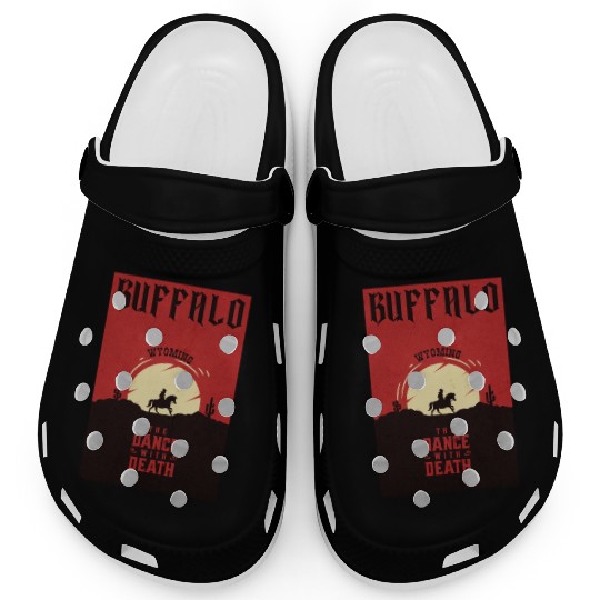 Buffalo Wyoming wild west town Clogs