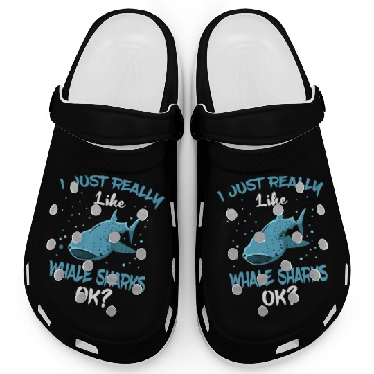 Whale Shark Lover Giant Fish Largest Sea Animal Clogs