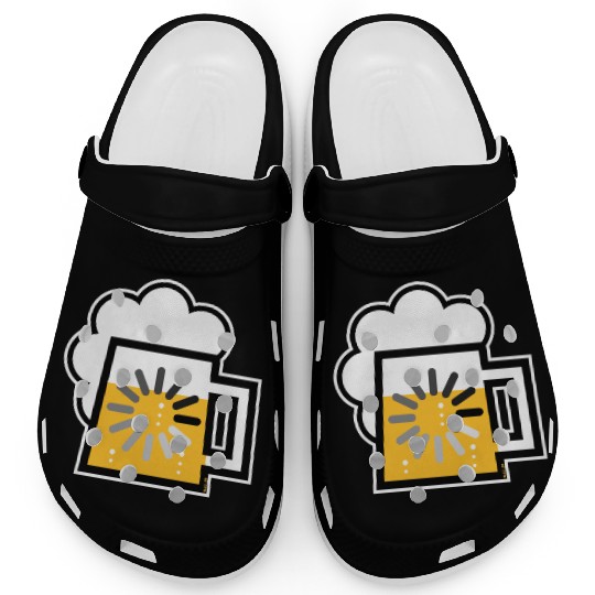 Beer Loading (Drinking In Progress / Icon / |) Clogs