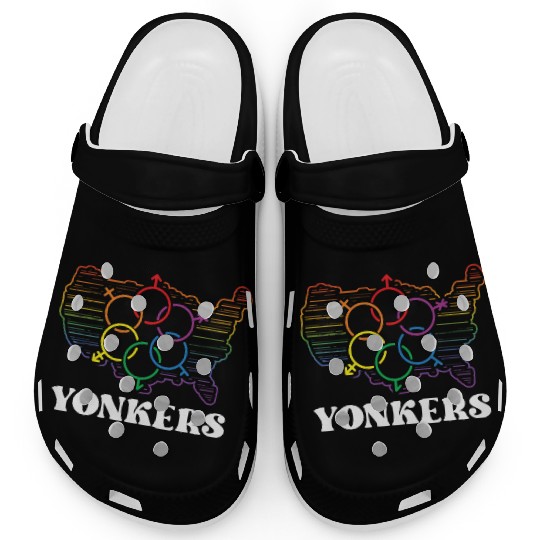 Yonkers Pride Month Pride Flag LGBT Community LGBT Clogs