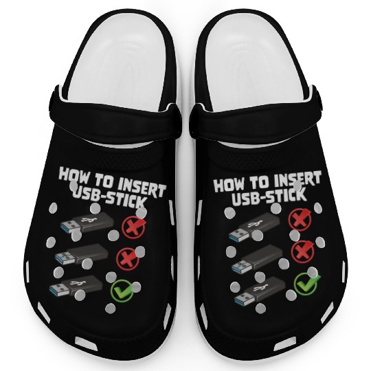 How To Insert USB Stick Funny Programmer Meme Clogs