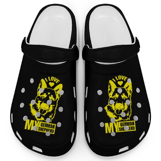 I love my German Shepherd Clogs