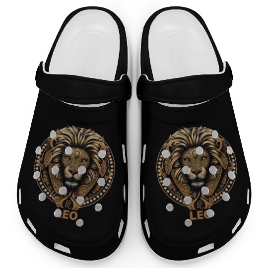 Leo Zodiac Astrology Symbol Lion Constellation Clogs